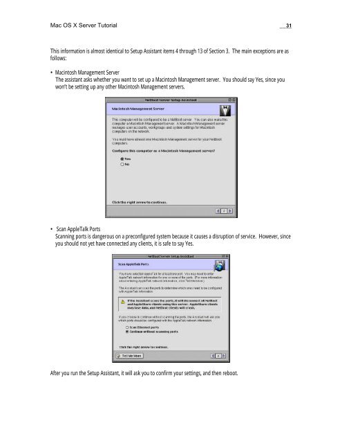 Mac OS X Server Tutorial - Rhapsody Resource Page