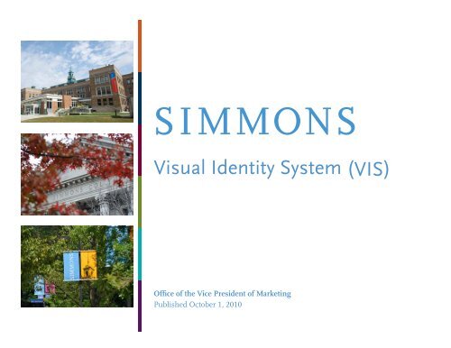 Visual Identity System (VIS) - Simmons College