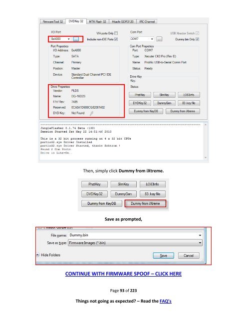 The Official JungleFlasher User Guide