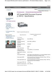 hp 3570c scanner specs hp 3570c scanner specs