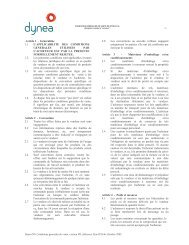 Dynea NV _FR_ Conditions generales de vente Okt2005
