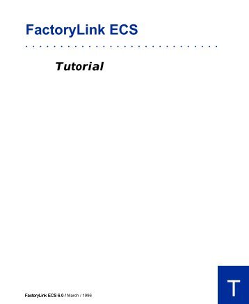 FactoryLink ECS Tutorial