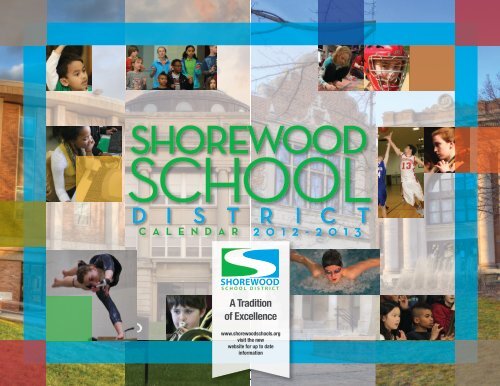 2012-2013 printed calendar - Shorewood School District