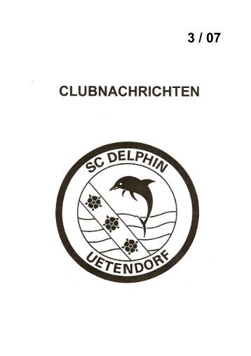 Clubheft 03/07 - Schwimmclub Delphin Uetendorf