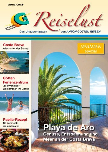 Gratis DVD Playa de Aro - Anton Götten Reisen