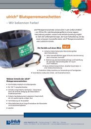 ulrich® Blutsperremanschetten – Wir bekennen Farbe! - MeMed