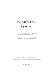 BECKWITT'S ROOM Àngel Burgas - Angel Burgas