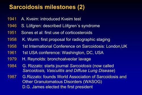 Sarcoidosis - Cleveland Clinic Center for Continuing Education