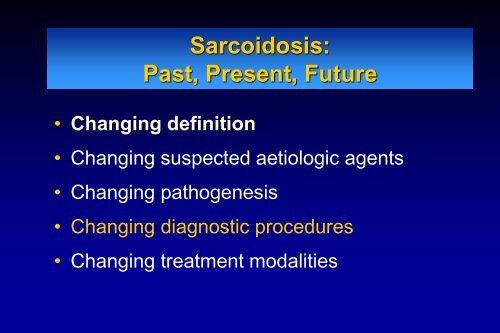 Sarcoidosis - Cleveland Clinic Center for Continuing Education