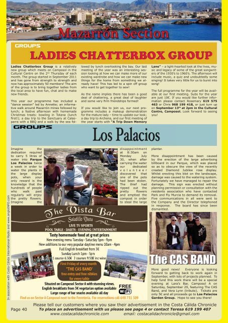 September 2012 - Costa Calida Chronicle