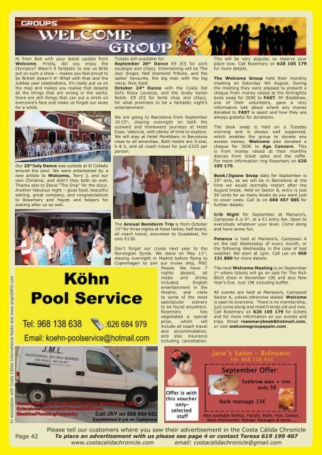 September 2012 - Costa Calida Chronicle