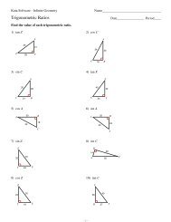 Trigonometric Functions Kuta Software