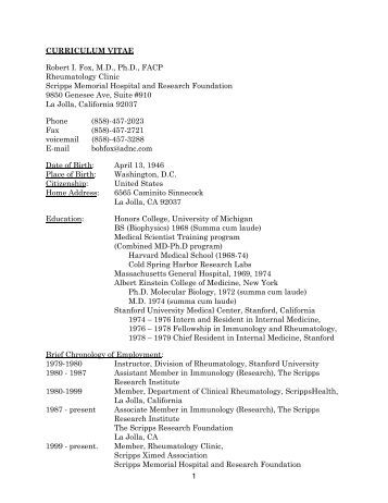 Resume mdphd