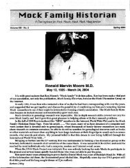 Ronald Marvin Moore M.D. - INGenWeb