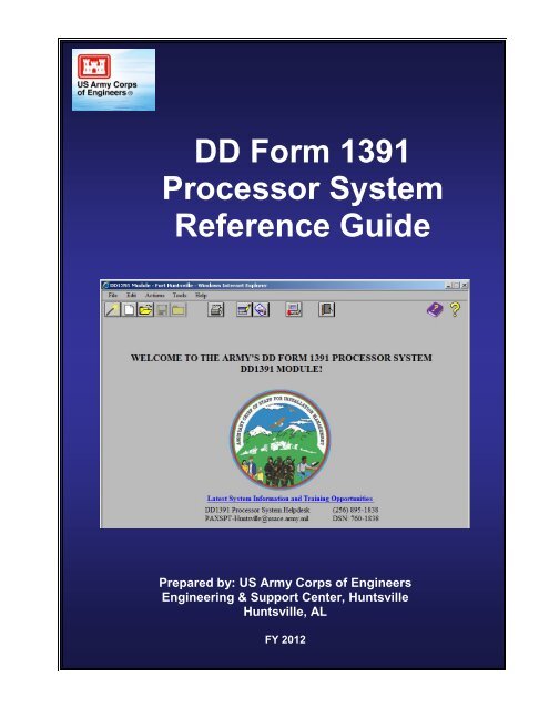 DD Form 1391 Processor System Reference Guide - Engineering ...