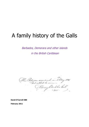 GALL - A family history of the Galls - Family Tree