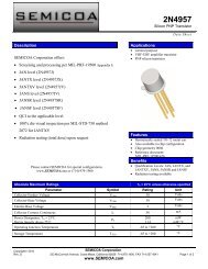 Semicoa 2N4957 PNP Transistor