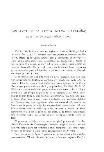 LAS AVES DE LA COSTA BRAVA (CATALUÑA) - Ardeola