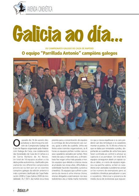 revista en PDF - Galicia Cinexética