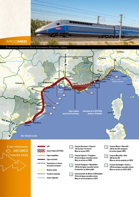 Pour un axe ferroviaire Haute Performance Barcelone - Gênes