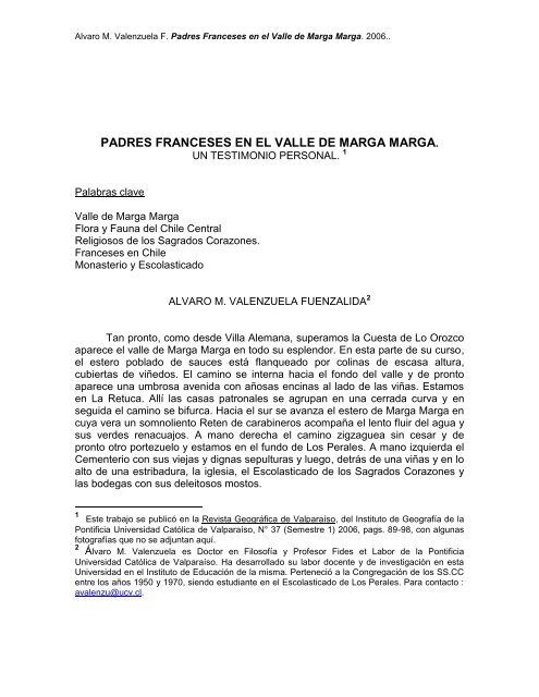 PADRES FRANCESES EN MARGA MARGA - Descripción