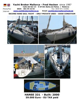 2 Hanse 331 Ref8048