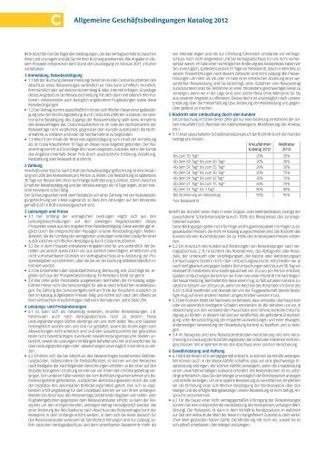 Allgemeine Geschäftsbedingungen Katalog 2012 - E-Hoi