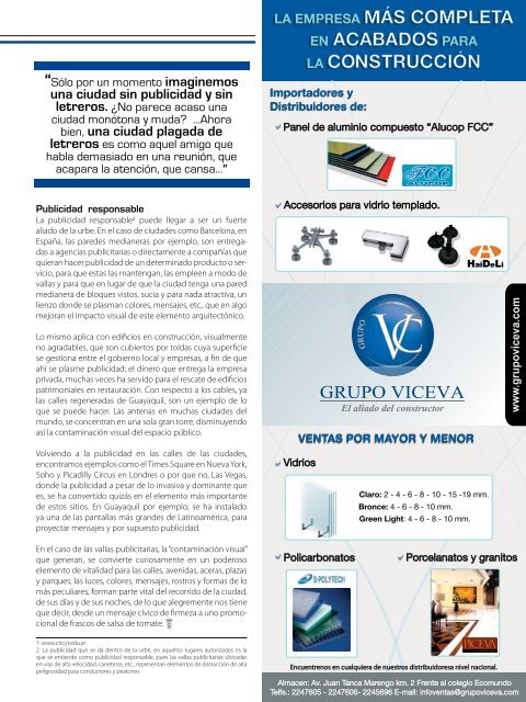 Revista marzo 2012.pdf - Cámara de Comercio de Guayaquil