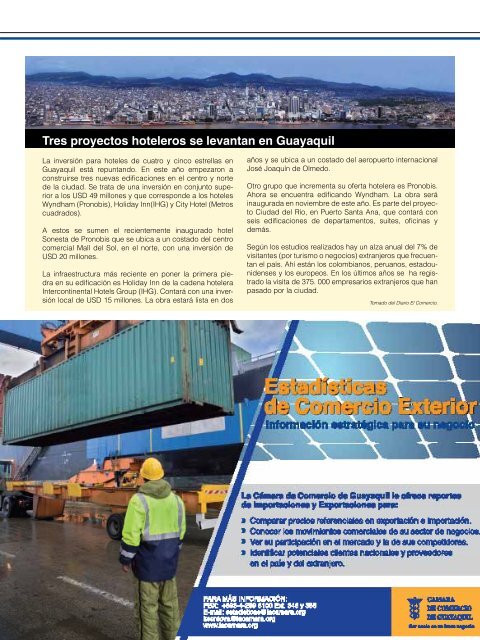 Revista marzo 2012.pdf - Cámara de Comercio de Guayaquil