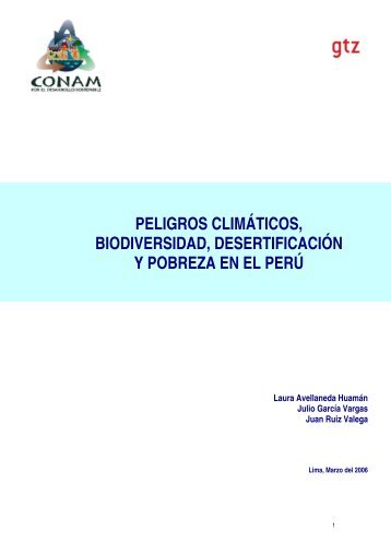 peligros climáticos, biodiversidad, desertificación y pobreza ... - inicio