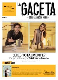 ¿ERES TOTALMENTE? - La Gaceta de El Palacio de Hierro