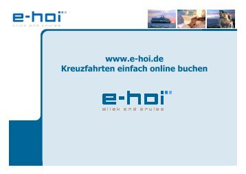 www.e-hoi.de Kreuzfahrten einfach online buchen