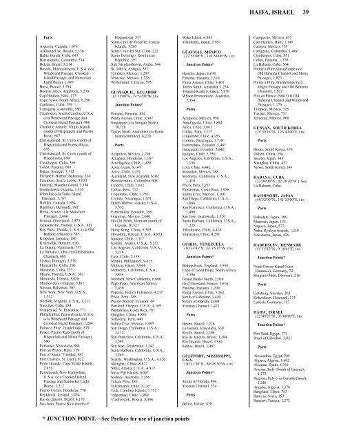 PUB. 151 DISTANCES BETWEEN PORTS - L-36 Fleet