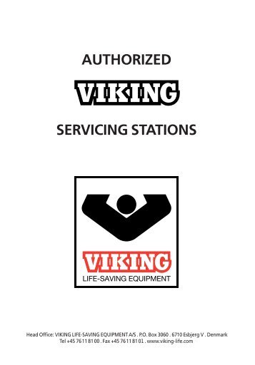 AUTHORIZED SERVICING STATIONS - Viking