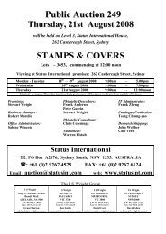 Public Auction 249 - Status International