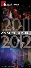 Download our 2011-2012 Annual Report - Florentine Opera