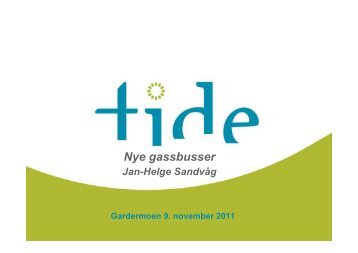 Tide Buss - Baltic Biogas Bus project