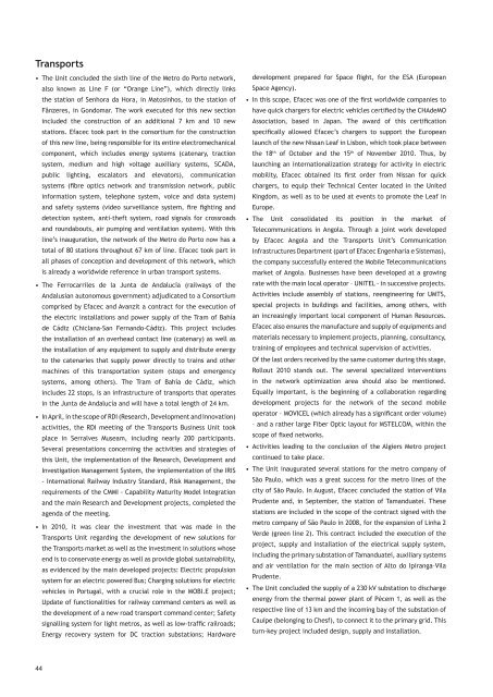 Relatorio de gestao_2010_INGLES.indd - Efacec