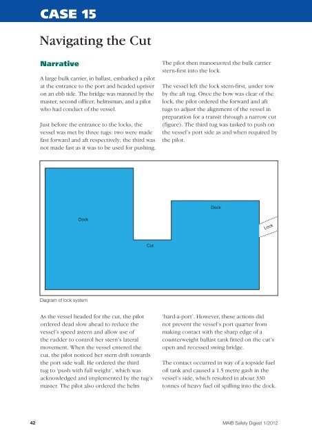 Part 1 - Merchant Vessels - Marine Accident Investigation Branch