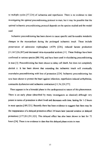 ischaemic preconditioning of the human heart. - Leicester Research ...