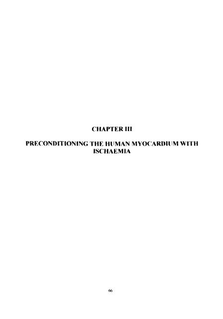 ischaemic preconditioning of the human heart. - Leicester Research ...