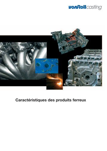 Caractéristiques des produits ferreux - vonRoll casting