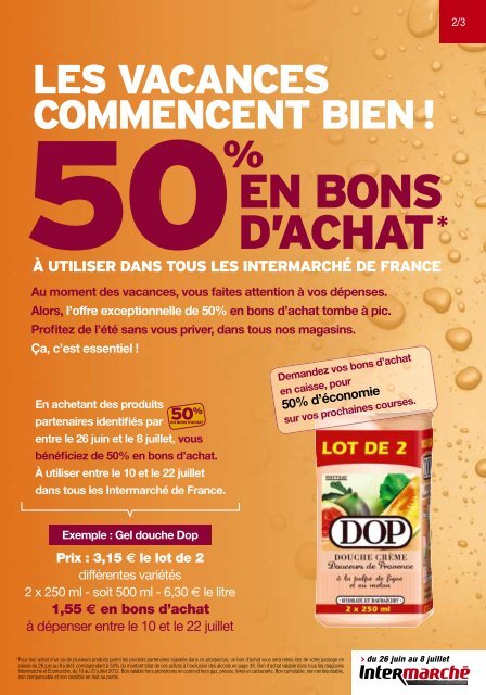 EN BONS D'ACHAT - Promos Intermarché