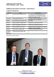 EANM Drug Development Committee Ã¢ÂÂ Activity Report