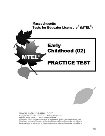 Massachusetts Tests For Educator Licensure Mtel Www