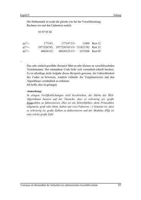 Vertrauen als Bestandteil der Sicherheit im elektronischen ...