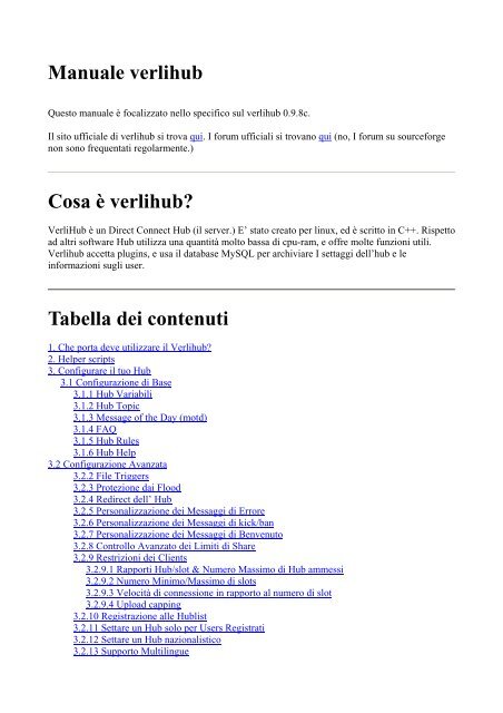 database da altervista scarica