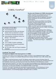 COBOL FormPrint - EasiRun Europa GmbH