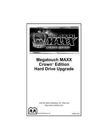 I:\HOWARDS\Manuals\Video\VIDKITS\Crown ... - Megatouch.com