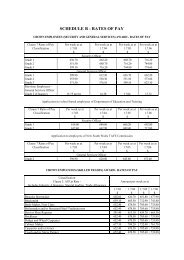 Schedule B - NSW Department of Premier and Cabinet